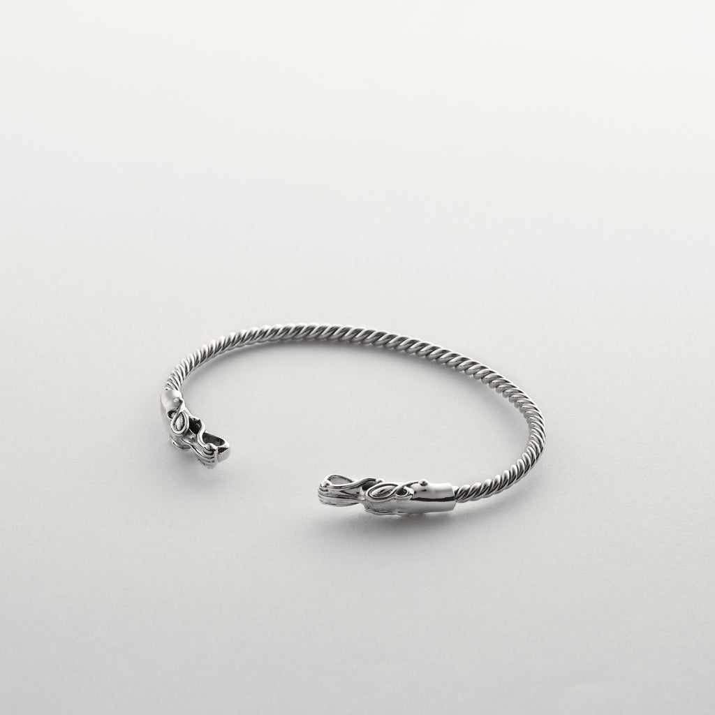 Tromsø dragon torque bracelet