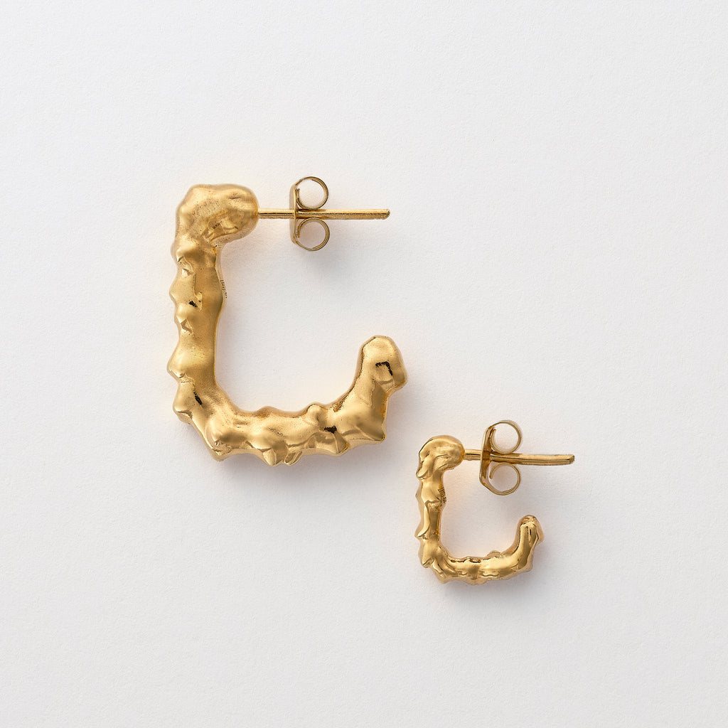 Small Terra sculpt hoop