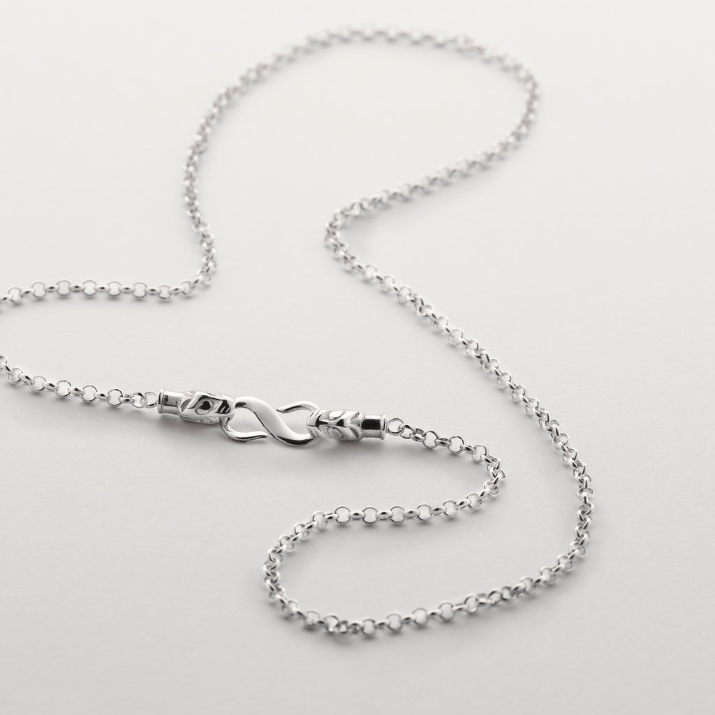 Wolf head chain necklace